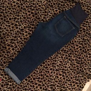 Maternity Cropped Skinny Jeans